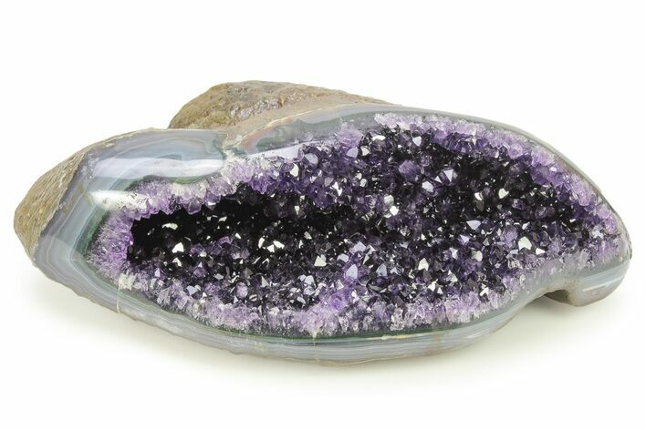 Dark Purple Amethyst Geode - Uruguay #275652